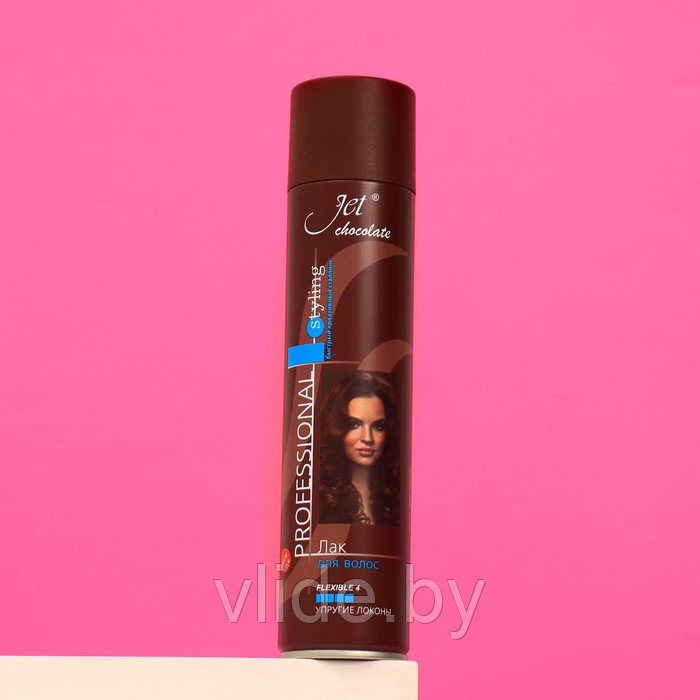 Лак для волос Jet chocolate Flexible maxi "Ультрасильная фиксация", 300 мл - фото 1 - id-p195650483