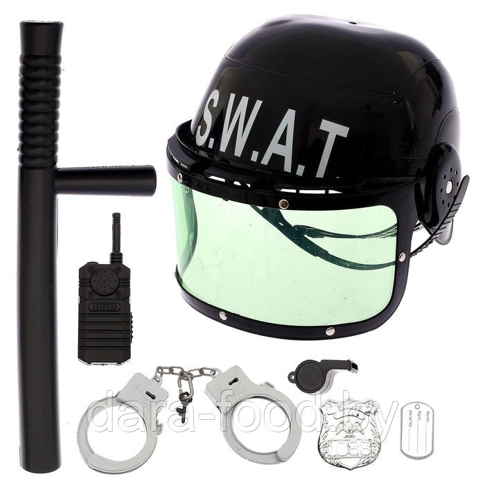 Набор игровой «Полиция», со шлемом, 7 предметов, МИКС / 1 шт. - фото 2 - id-p207375271