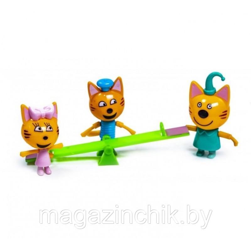Набор игрушек Три кота 3 героя, качелька - фото 2 - id-p207375478