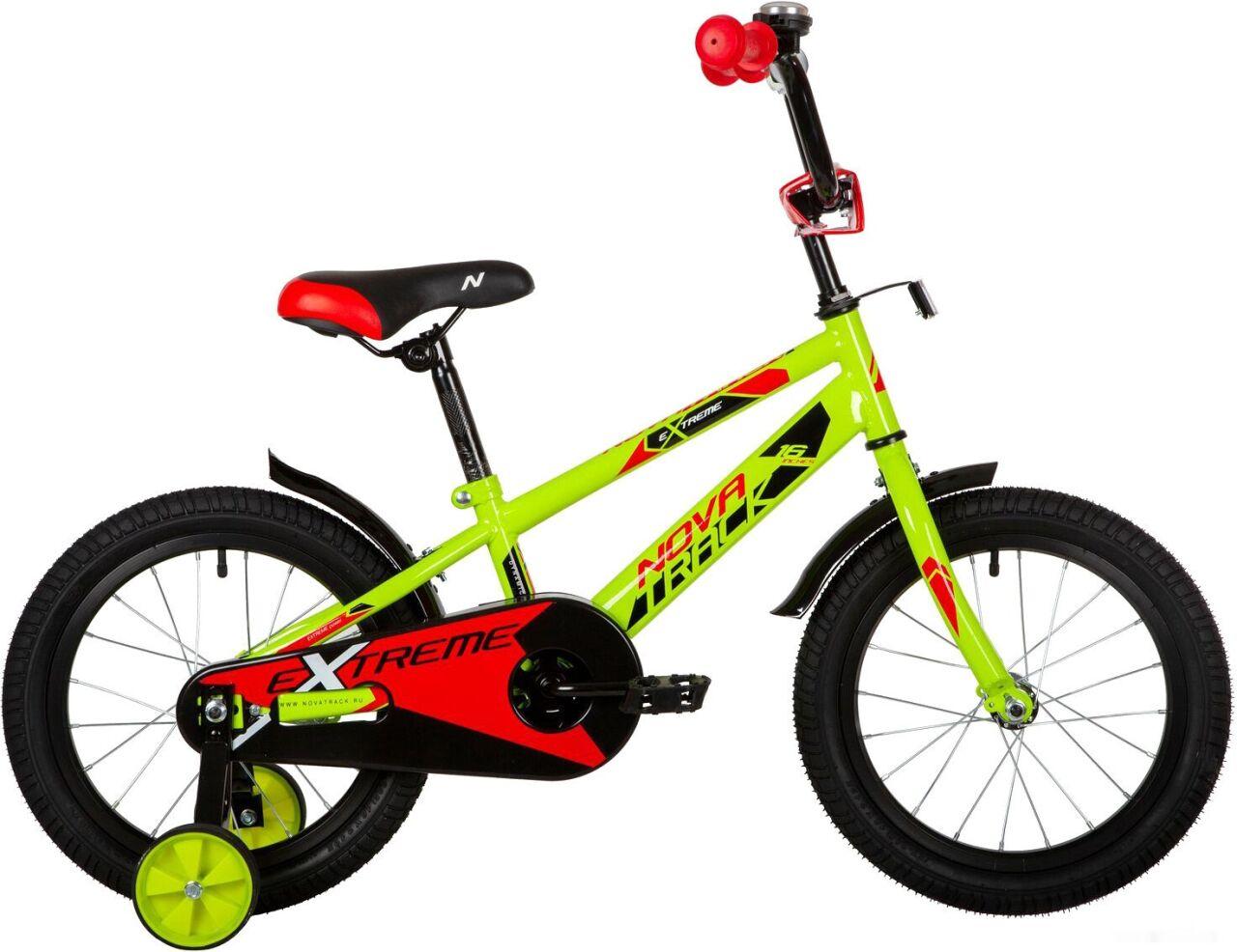 Детский велосипед Novatrack Extreme 16 2021 163EXTREME.GN21 (зеленый) - фото 1 - id-p207374765