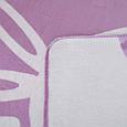 Одеяло детское байковое х/б 140х100 Ермолино ПРЕМИУМ (валериана зайка) фиолетовый, фото 2