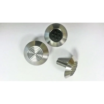 Тактильный круг металлический со штифтом КФЛП.0365.000 - фото 1 - id-p207374837