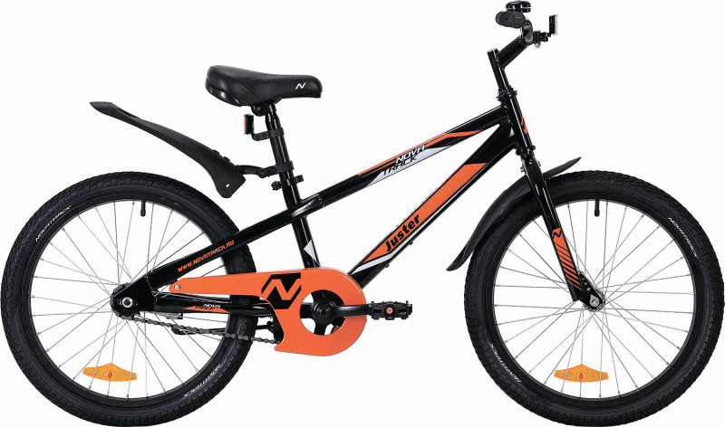 Детский велосипед Novatrack Juster 14 2023 145JUSTER.BK23 (черный)