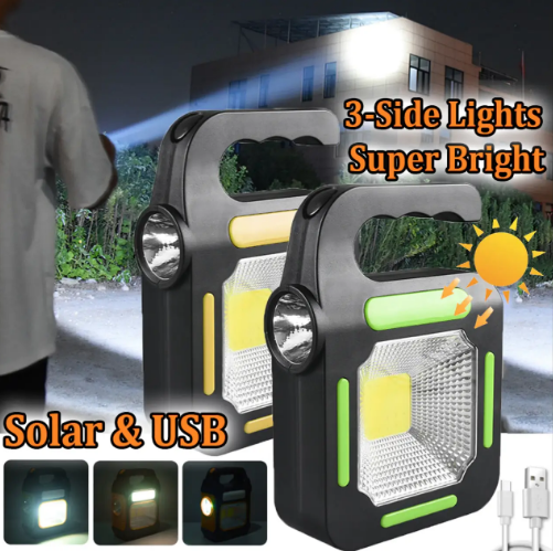 Портативный переносной светодиоидный фонарь-лампа Portable Solar Energy Lamp JY-859 (зарядка от солнечной бата - фото 1 - id-p207380824