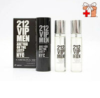 Парфюмерный набор Carolina Herrera 212 Vip Men / edp 3*20 ml