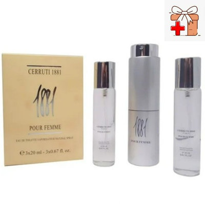 Парфюмерный набор Cerruti 1881 / edp 3*20 ml