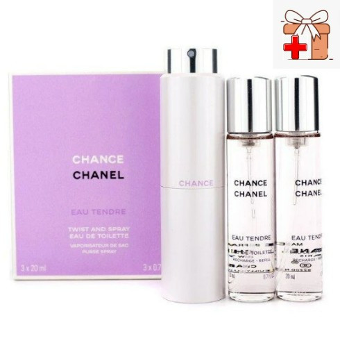 Парфюмерный набор Chanel Chance Eau Tendre / edp 3*20 ml