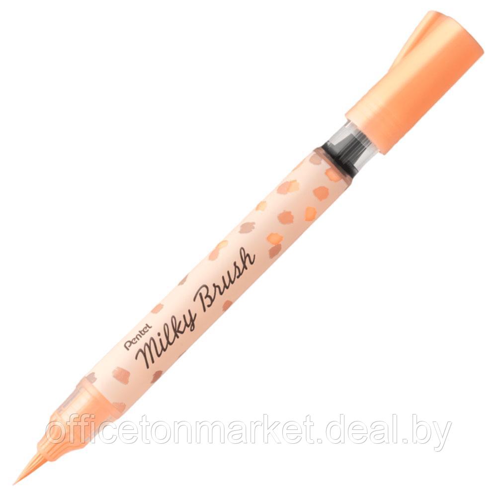Маркер-кисть "Milky Brush", оранжевый пастельный - фото 1 - id-p207374952