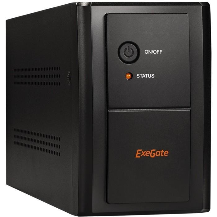 Exegate EP285504RUS ИБП ExeGate SpecialPro UNB-1600.LED.AVR.C13.RJ.USB 1600VA/950W, LED, AVR, 6*IEC-C13, - фото 1 - id-p203910691