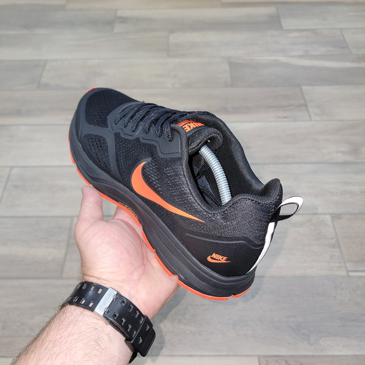 Кроссовки Nike Air Zoom Pegasus 26X Black Orange - фото 2 - id-p133778870