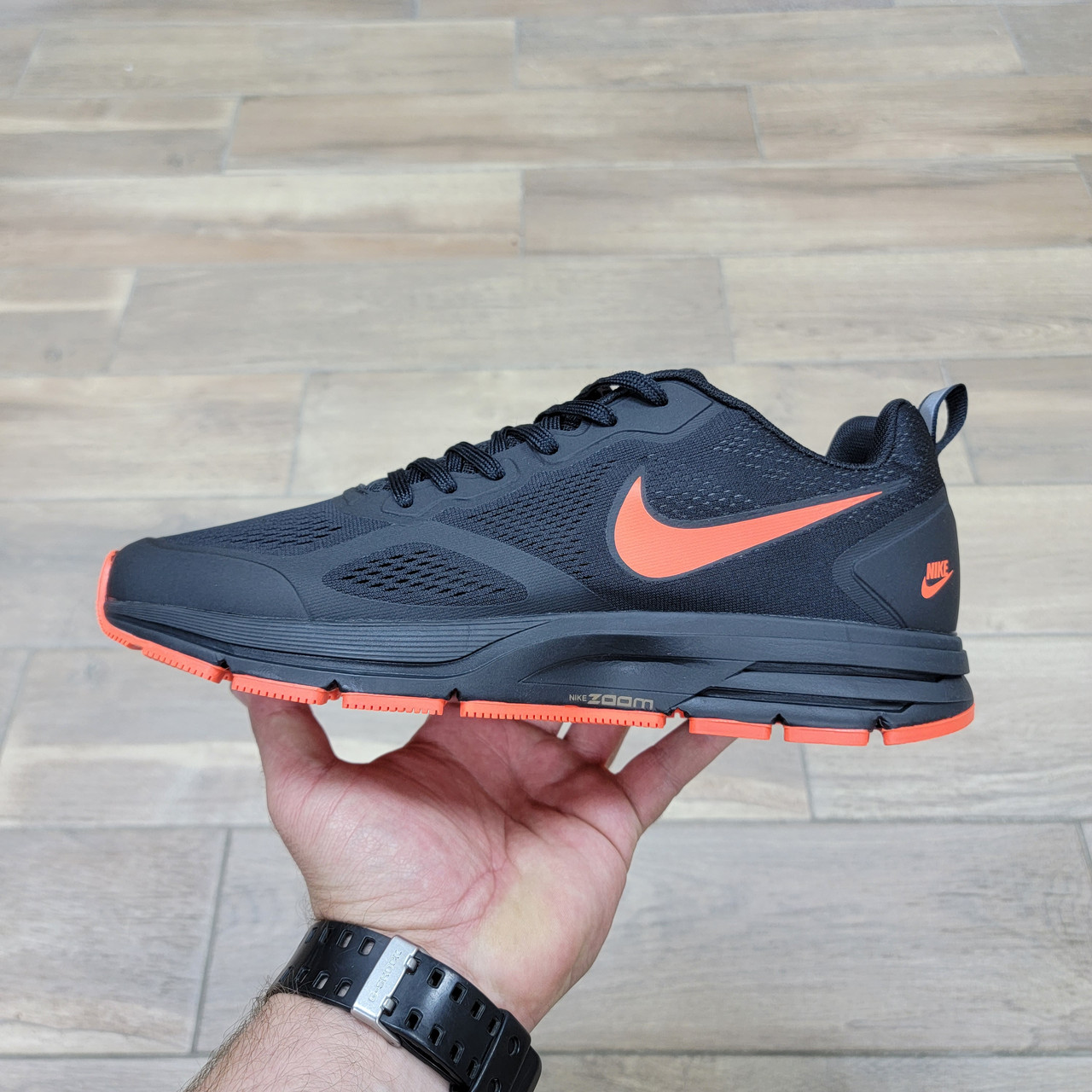 Кроссовки Nike Air Zoom Pegasus 26X Black Orange - фото 1 - id-p133778870