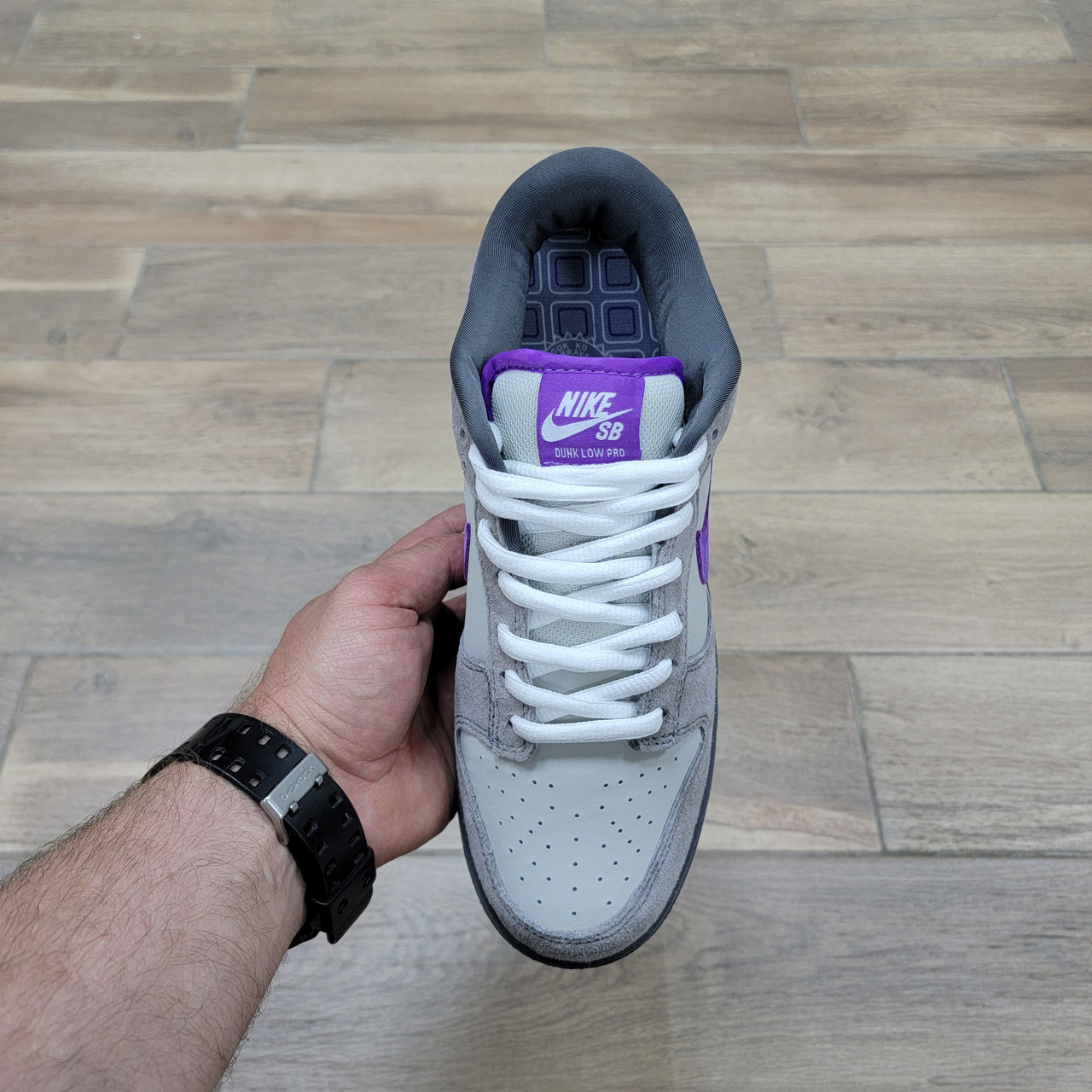 Кроссовки Nike Dunk Low Pro SB Purple Pigeon - фото 3 - id-p196623976