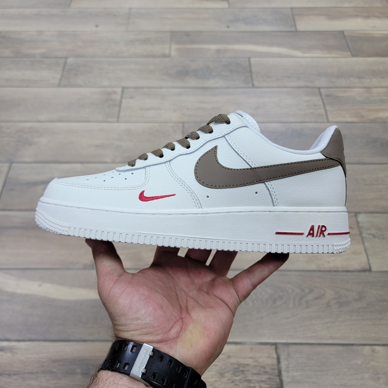 Кроссовки Nike Air Force 1 Low Beige Brown