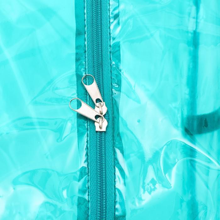 Набор сумок в роддом, 3 шт., цветной ПВХ, цвет бирюзовый - фото 4 - id-p207085996