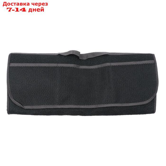 Органайзер в багажник ковролиновый, черный 50х25х15 см - фото 7 - id-p207334548