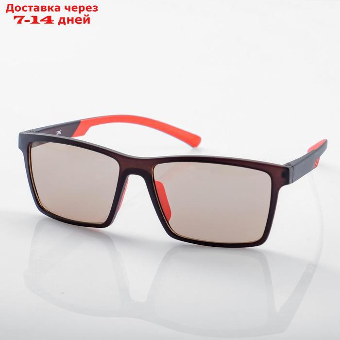 Водительские очки SPG "Солнце" luxury, AS109 черно-красные - фото 1 - id-p207334589