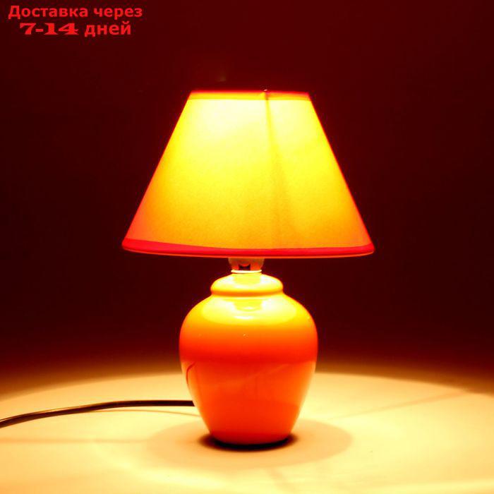 Лампа настольная с абажуром "Ваза" E14, 220V 17х17х25 см - фото 2 - id-p207334963