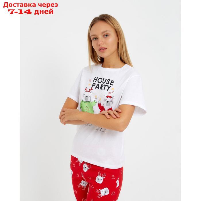 Пижама женская (футболка и брюки) KAFTAN "Мишки" р.48-50 - фото 6 - id-p207338113