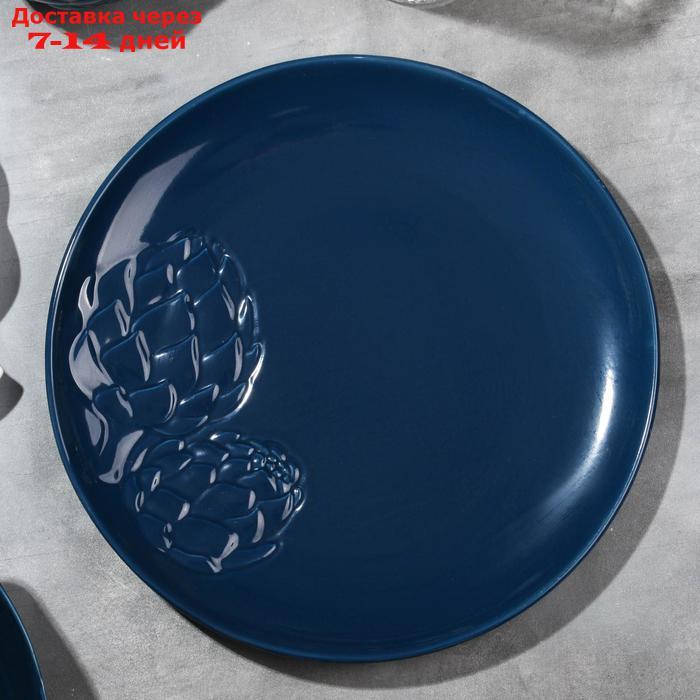Тарелка "Артишоки", синяя, 27 см - фото 2 - id-p207340118