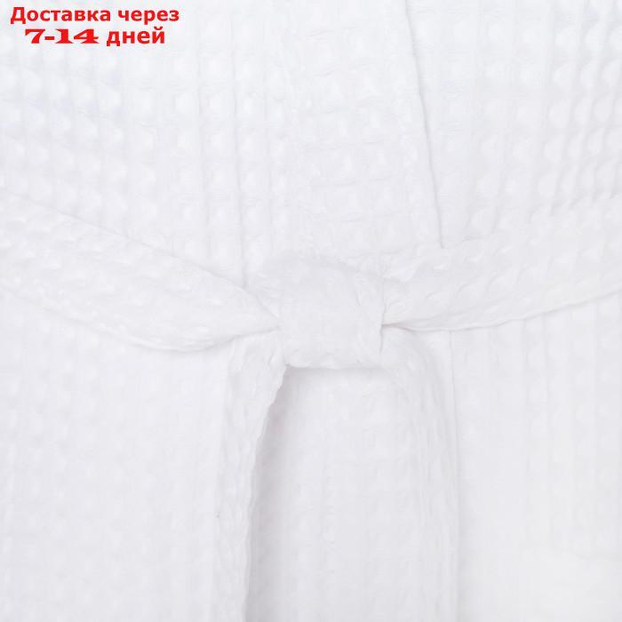 Халат вафельный мужской удлиненный Этель "Boho" р. 50-52, цв. белый, 100%хл, 290 г/м2 - фото 6 - id-p207340156