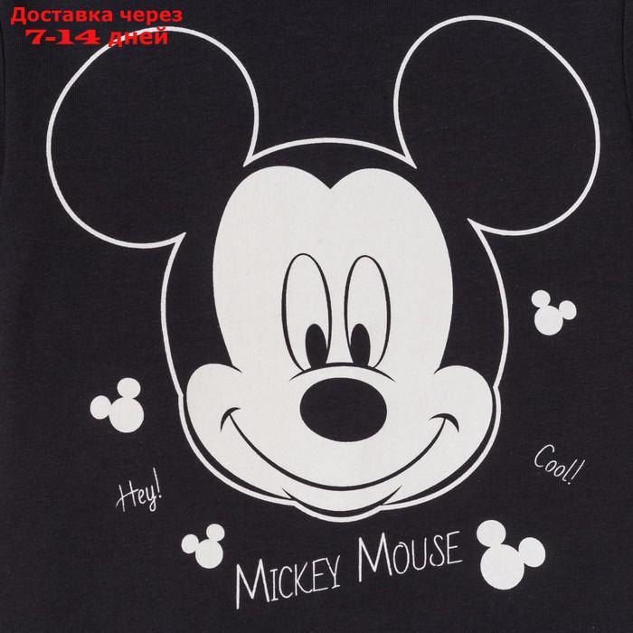 Футболка детская Disney "Mickey Mouse", рост 110-116 (32), чёрный - фото 4 - id-p207334767