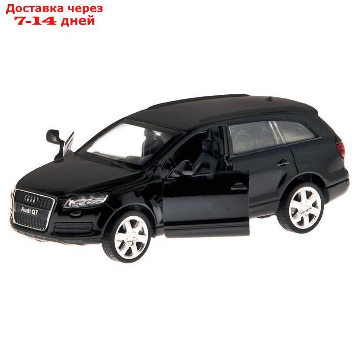 Машина металлическая Audi Q7 1:43, инерция, открываются двери, цвет чёрный - фото 3 - id-p207339219