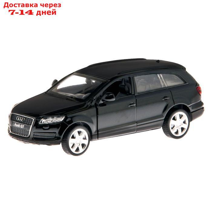 Машина металлическая Audi Q7 1:43, инерция, открываются двери, цвет чёрный - фото 4 - id-p207339219