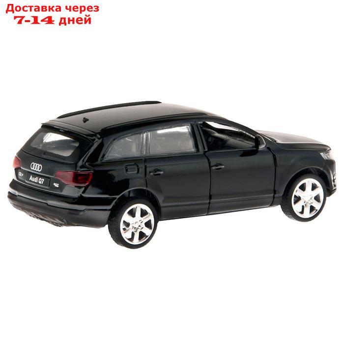 Машина металлическая Audi Q7 1:43, инерция, открываются двери, цвет чёрный - фото 5 - id-p207339219