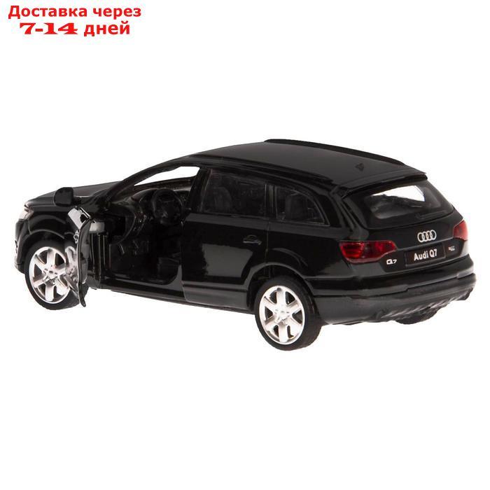 Машина металлическая Audi Q7 1:43, инерция, открываются двери, цвет чёрный - фото 6 - id-p207339219