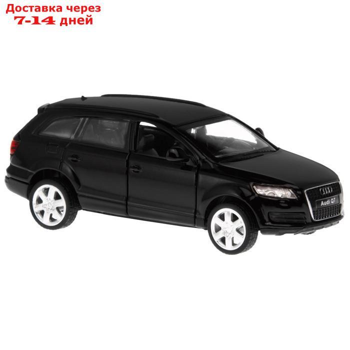 Машина металлическая Audi Q7 1:43, инерция, открываются двери, цвет чёрный - фото 7 - id-p207339219