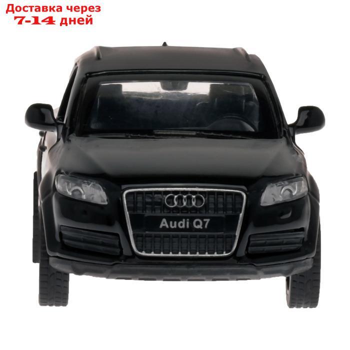 Машина металлическая Audi Q7 1:43, инерция, открываются двери, цвет чёрный - фото 8 - id-p207339219