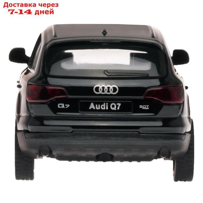 Машина металлическая Audi Q7 1:43, инерция, открываются двери, цвет чёрный - фото 9 - id-p207339219