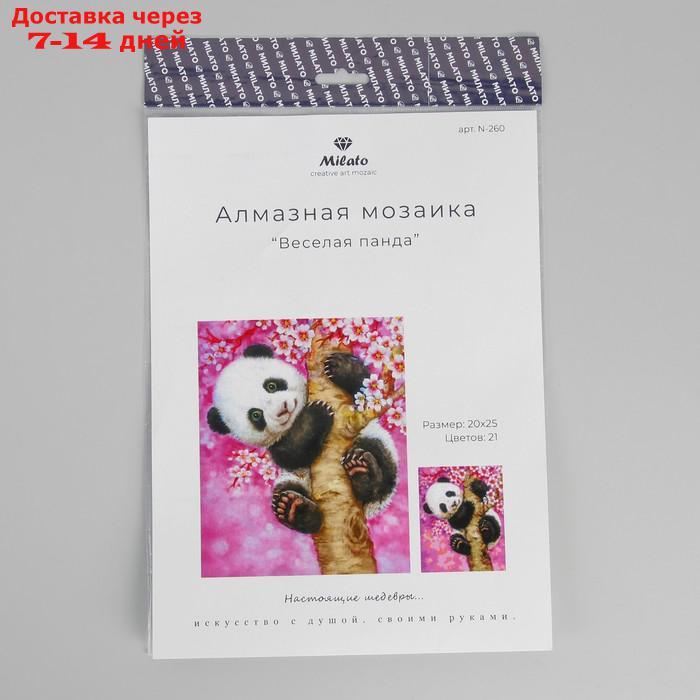 Алмазная мозаика "Весёлая панда", 21 цвет - фото 3 - id-p207335124