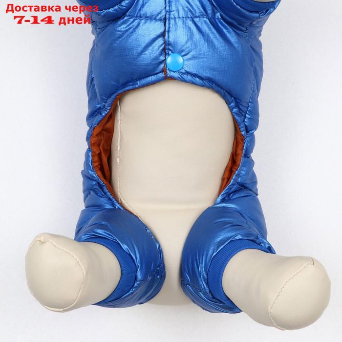 Комбинезон "Мальчик" с утяжкой, размер 10 (ДС 25 см, ОГ 34 см, ОШ 24 см), голубой - фото 8 - id-p207341213