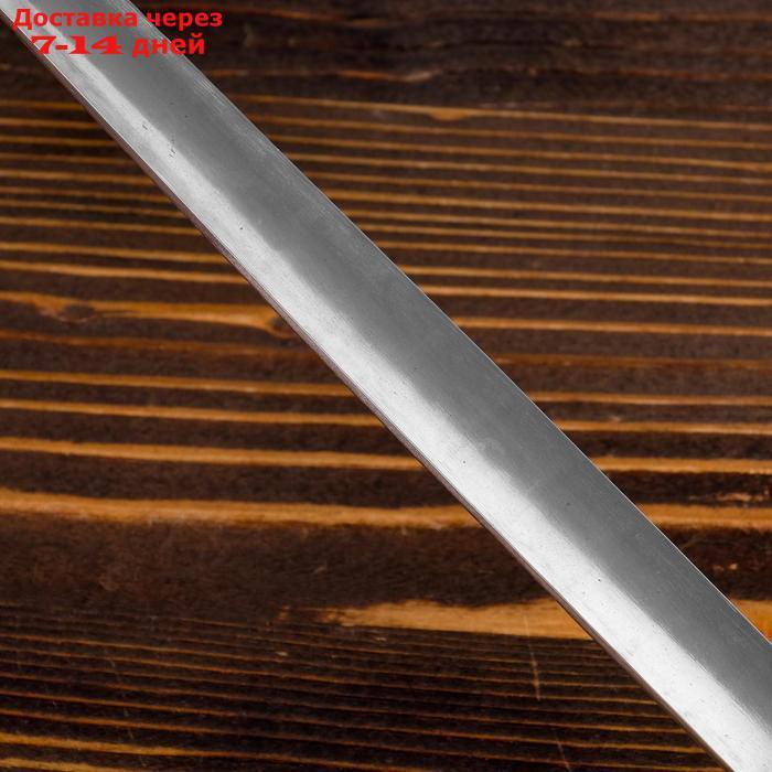 Поварешка для казана узбекская 42см, диаметр 10см с деревянной ручкой - фото 6 - id-p207339377