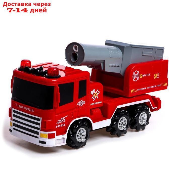 Машина радиоуправляемая "Пожарная служба", 4WD, управление жестами, дымовая пушка - фото 4 - id-p207341371