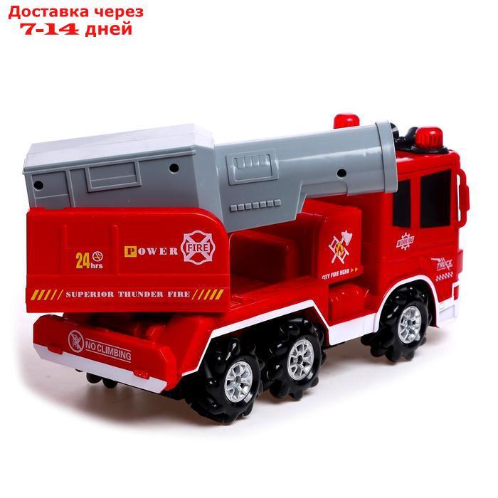 Машина радиоуправляемая "Пожарная служба", 4WD, управление жестами, дымовая пушка - фото 6 - id-p207341371