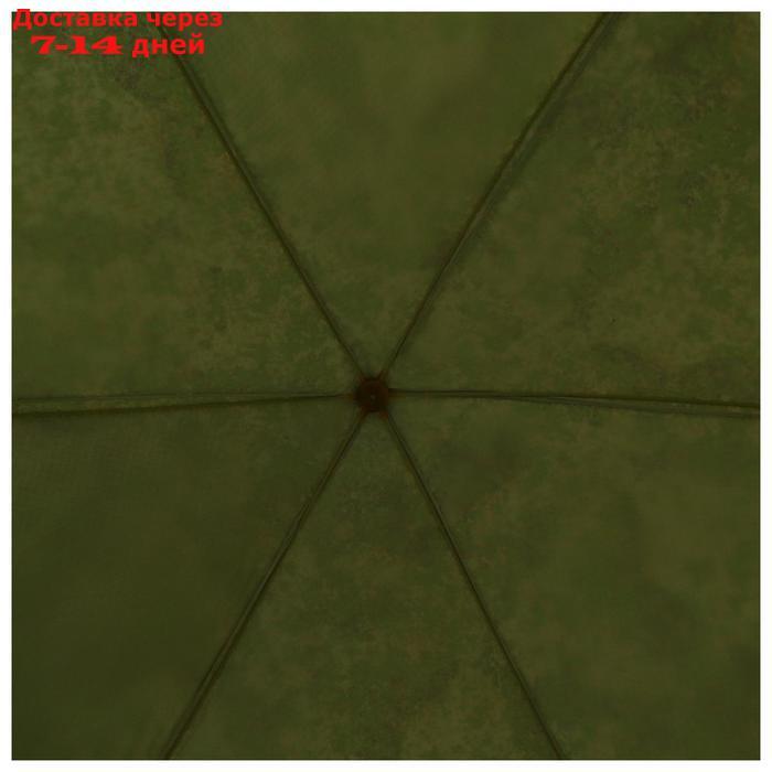 Палатка зимняя "СТЭК" КУБ Чум Т трехслойная, цвет камуфляж - фото 4 - id-p207340449