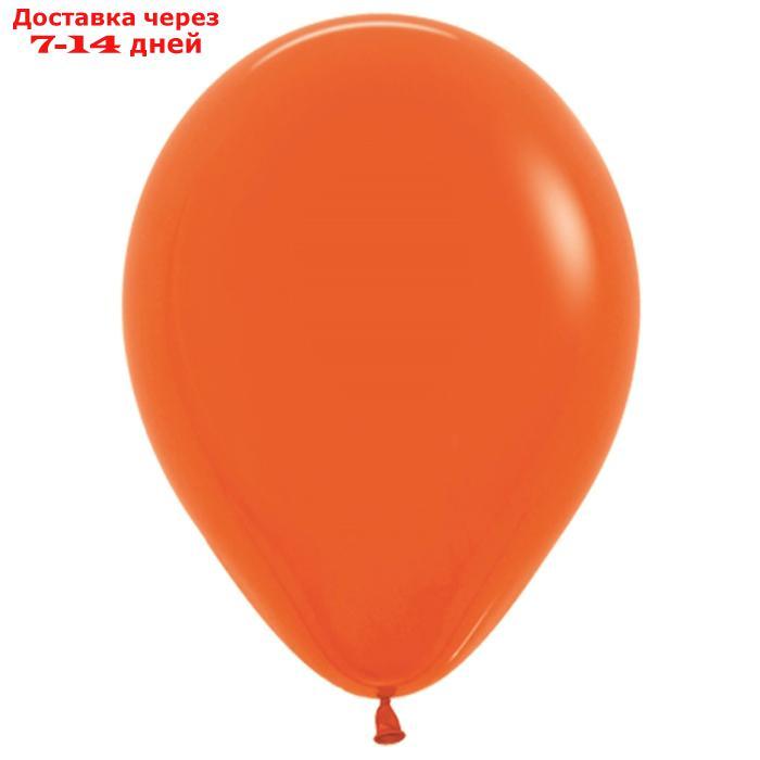 Шар латексный 10", пастель, набор 100 шт., цвет оранжевый 061 - фото 1 - id-p207339502