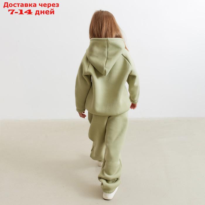 Брюки детские MINAKU: kids цвет оливковый, рост 146 - фото 9 - id-p207339527