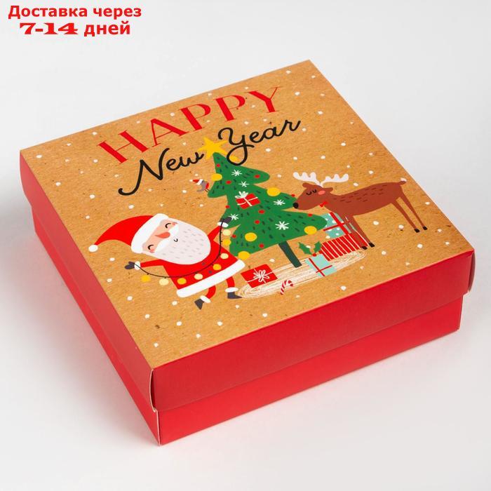 Подарочный набор KAFTAN New Year носки р, 36-39 (23-25 см), маска - фото 8 - id-p207339570