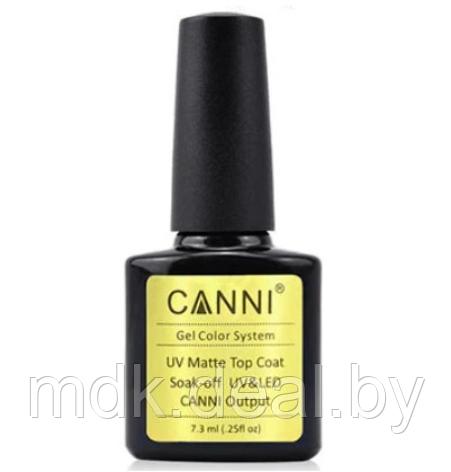 Финишное матовое покрытие, CANNI Gel Color Matte Top Coat  7.3 мл.