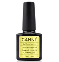 Финишное матовое покрытие, CANNI Gel Color Matte Top Coat 7.3 мл.