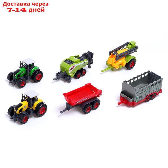 Набор металлических тракторов "Ферма", МИКС - фото 2 - id-p207340614