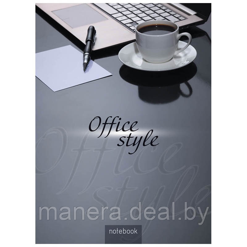 Бизнес-блокнот А4 80л. "Office Style" с  5-ти цветным блоком 