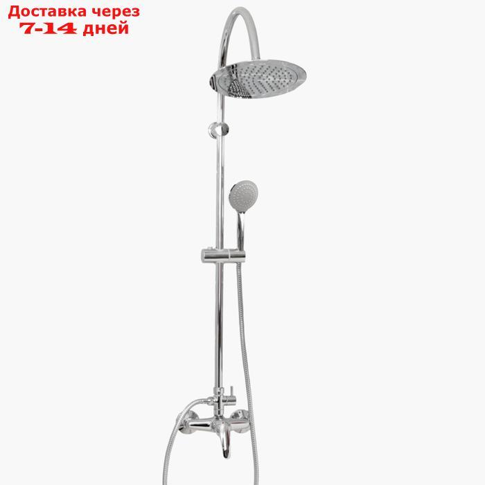 Душевая система Istok life luxe с одноручным латунным смесителем, хром - фото 1 - id-p207337702