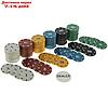 Покер, набор для игры (карты 2 колоды, фишки с номин.120 шт, сукно 40х60 см) микс, фото 4