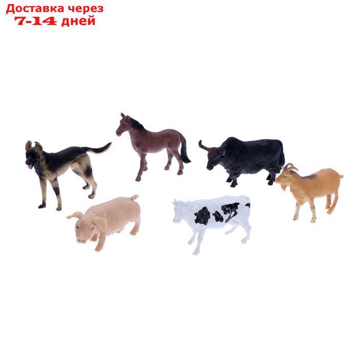 Набор домашних животных "Ферма", 6 шт. - фото 1 - id-p207336785