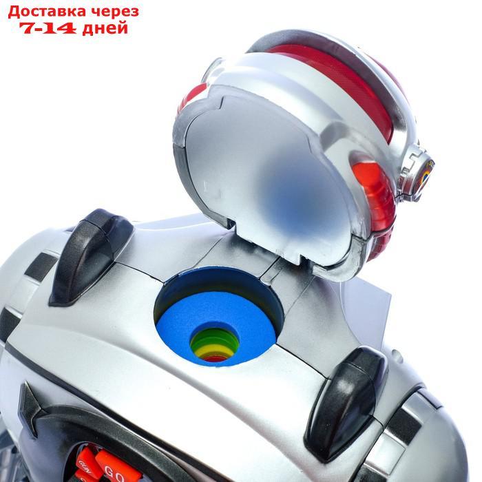 Робот радиоуправляемый "Космический боец", световые и звуковые эффекты, стреляет дисками - фото 5 - id-p207339680