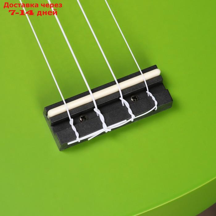 Укулеле сопрано, цвет зеленый 59см - фото 6 - id-p207338735